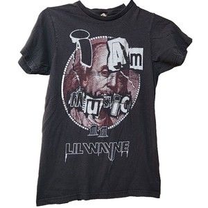 Lil Wayne I am Music 2011 Tour Vintage Black Size Small Rap Band